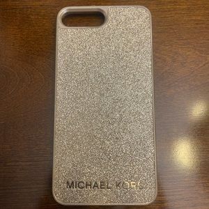 Gold Michael Kors iPhone case